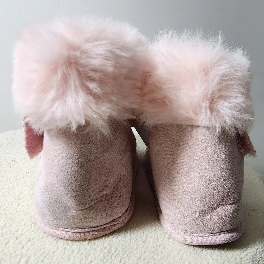 EFINNY Baby Girl Boots Shoes Warm Wool Snow Winter Anti-Slip New With Tags